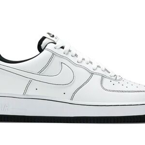 Nike Air Force 1 Low White Black Sneakers size 9.5